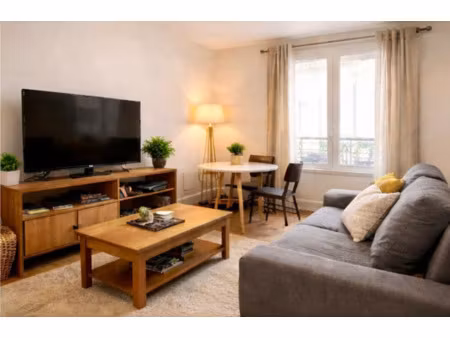 location meublée appartement 2 pièces 34 m² à lyon 7ème (69007)  525 €