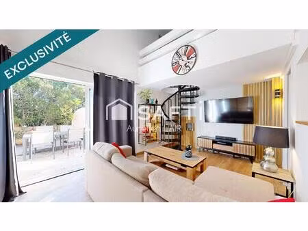 villa t3 avec jardin  copropriété avec piscine