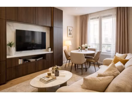 location meublée appartement 2 pièces 32 m² à paris 17ème (75017)  930 €