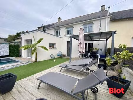 vente longère et corps de ferme piscine à montauban-de-bretagne (35360) : à vendre piscine