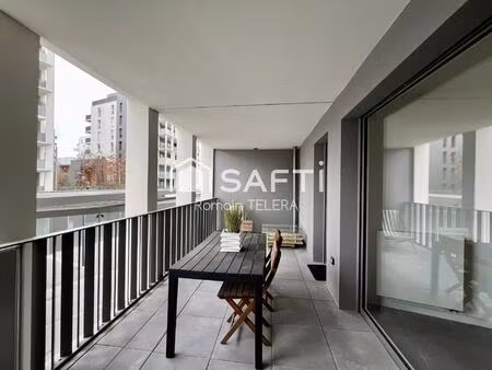 éco-quartier ginko : t2 de 46 m²  avec une grande terrasse et une place de parking