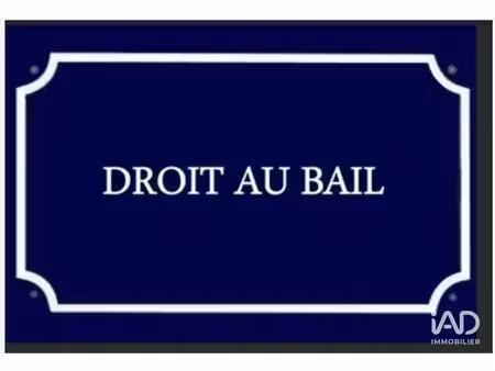 vente droit au bail 80 m²