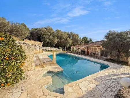 vente maison 132 m2 + dépendance de 43 m2  garages de 95m2  terrasses  jardin  piscine sur