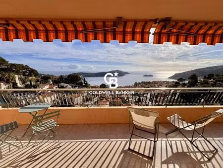 appartement 2 pièces - villefranche sur mer - vue mer panoramique