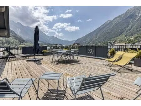 barnes chamonix - chamonix centre -appartement 4 chambres - terrasse de 66 m²