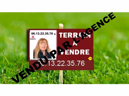 exclusivite - blaru 78270 - a 6 km de vernon - terrain constructible plat en drapeau de 52