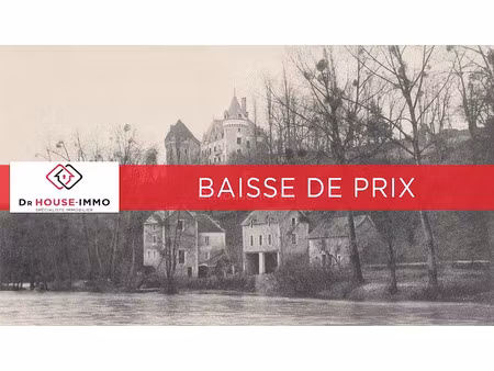 vente maison 7 pièces 268 m² à oulches (36800)  279 500 €