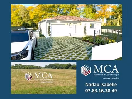 vente terrain 1090 m² pugnac (33710)