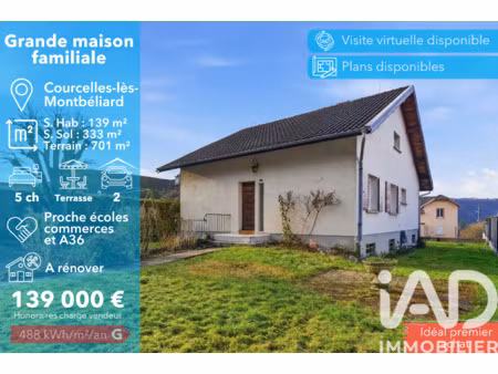 vente maison/villa 7 pièces