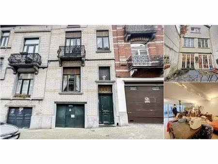 immeuble de rapport à vendre avec garage et 10 chambres   etterbeek (vbd74147)