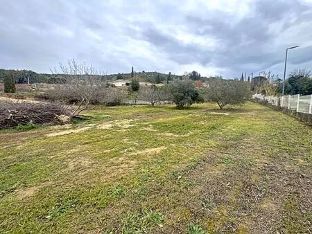 istres terrain de 1049m2 avec vue