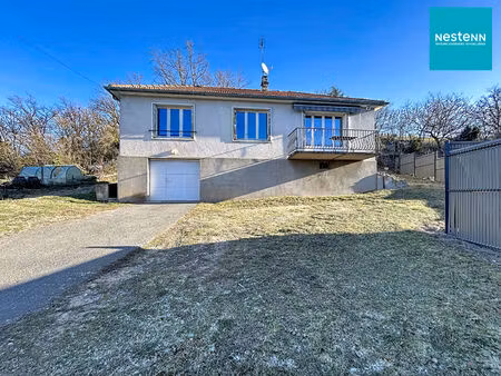 maison saint just saint rambert - 4 pièces - 84 m² hab - sous sol complet !