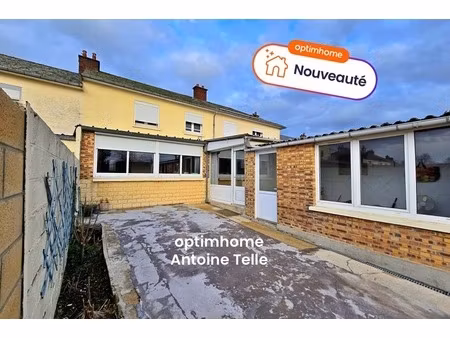 le cateau - maison gmf de 3/4 chambres avec devanture  garage  terrasse et jardin