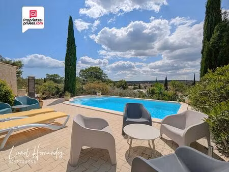 seynes (30580) - magnifique villa de 126m² avec vue  piscine et environnement privilégié