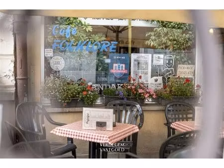 café folklore: een kans om geschiedenis te schrijven in hartje gent