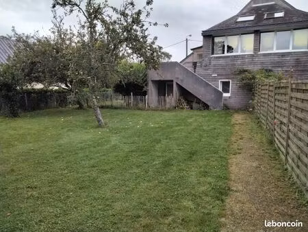 duplex 130m²( loi carrez) avec jardin 500m²