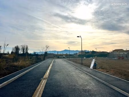 ponteilla  terrain à bâtir dans lotissement résidentiel