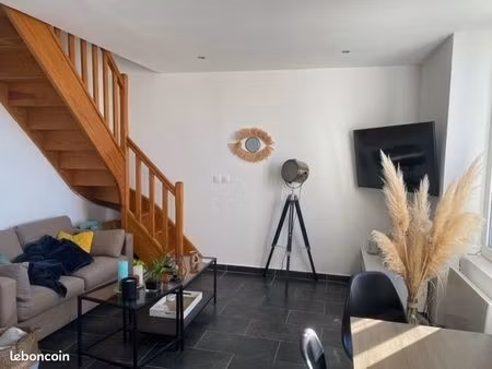 t3 en duplex 48m2 terrasse et parking