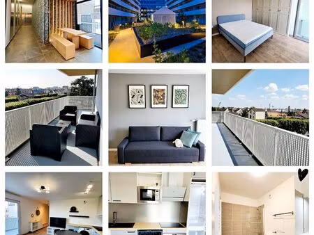 appartement f2 + balcon de 32m² + cave