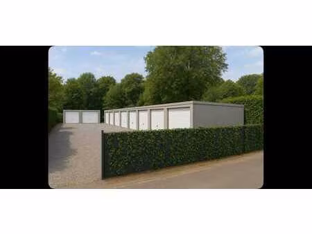 11 garages en beton à mery