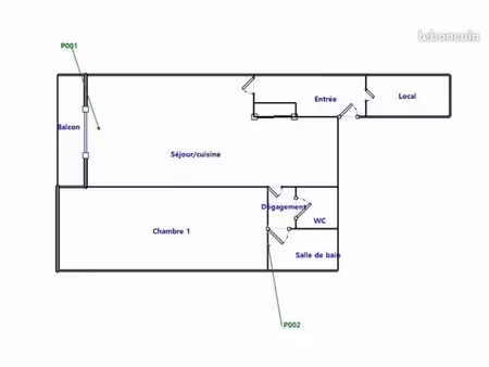 appartement + parking