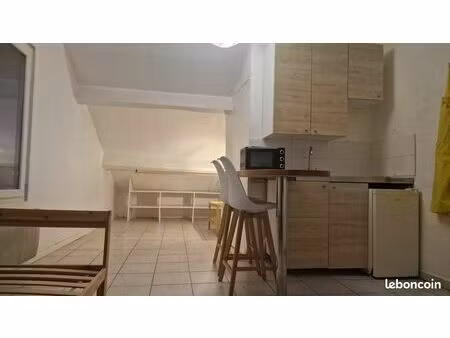 studio meublé avec jardinet – clim réversible (en cours)– la seyne-sur-mer