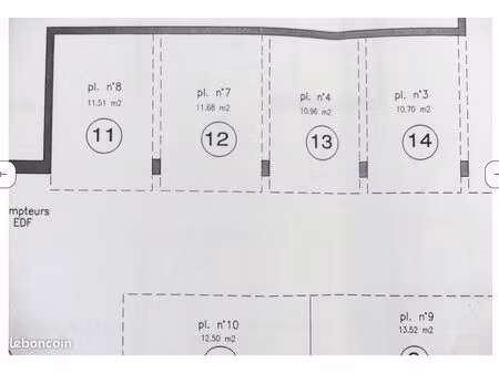 place de parking en sous-sol à hyères