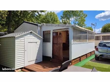 vend mobilhome sur parcelle à l’année