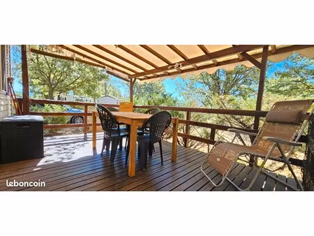 mobil-home  2 chambres  sainte croix du verdon