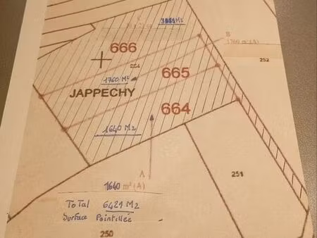 lot de 3 terrains agricoles domerat