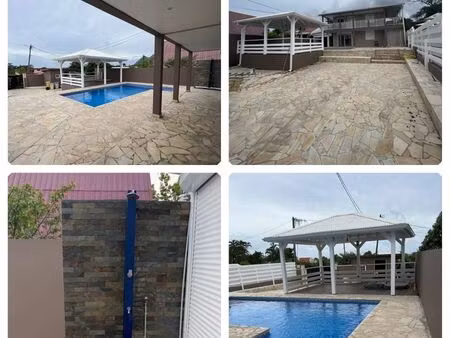 location bas de villa f4 au diamant  a 200m de la plage