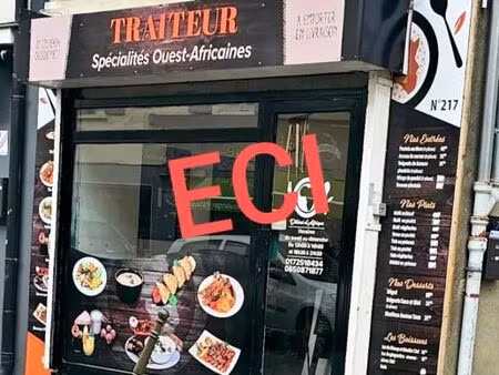 fonds de commerce restaurant 60 m²