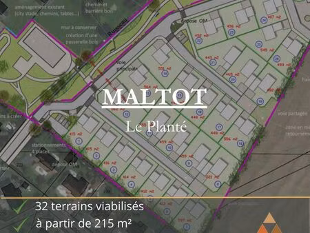 terrain à bâtir maltot