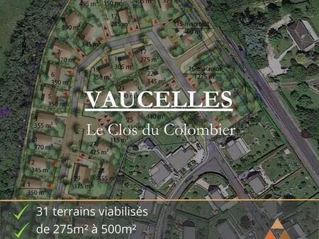 terrain à bâtir vaucelles