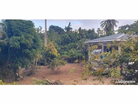 terrain constructible 2015m2 prise d'eau petit-bourg