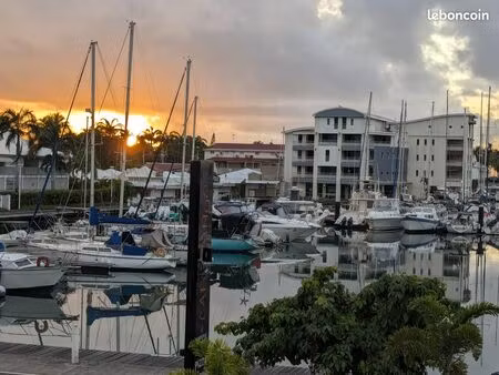 studio vue mer dans résidence sécurisée marina de saint-françois