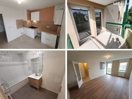 appartement t2 58m² non meublé bourg-en-bresse