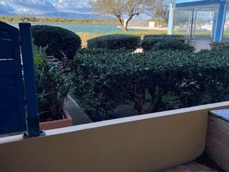 vente appartement port leucate vue chenal
