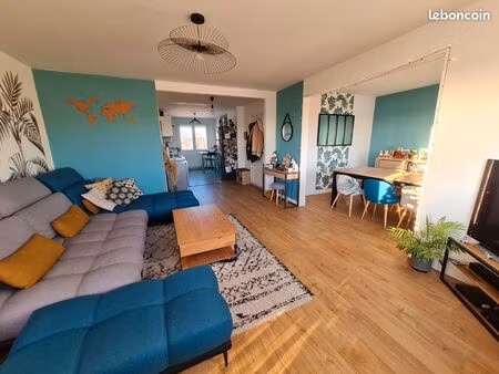 apt 6 pièces 100m² traversant  vue dégagée  jardin  garage  cave