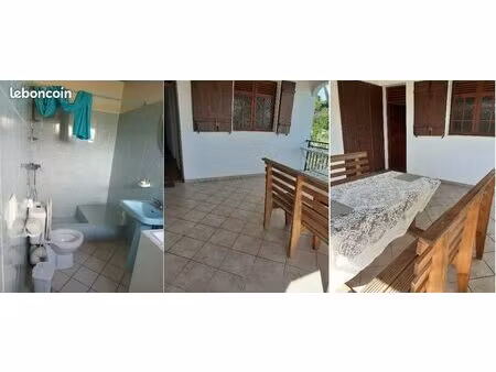 location t2 meublé à sainte-anne (97180)