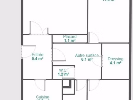 appartement 4 pièces traversant avec balcon  parking et cave – proche future gare six rout