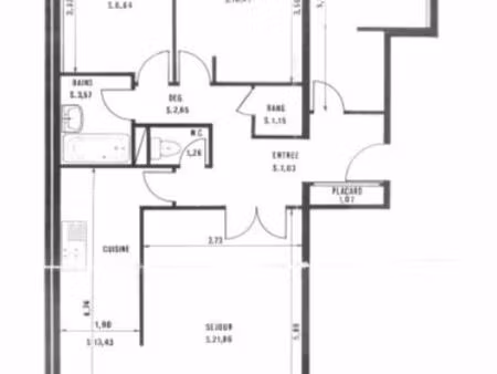 appartement 4 pièces – 83 m² – sevran (93) – vente particulier