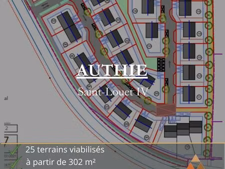 terrain à bâtir authie