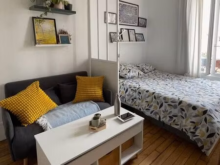 à louer – studio meublé 24 m² à asnières-sur-seine