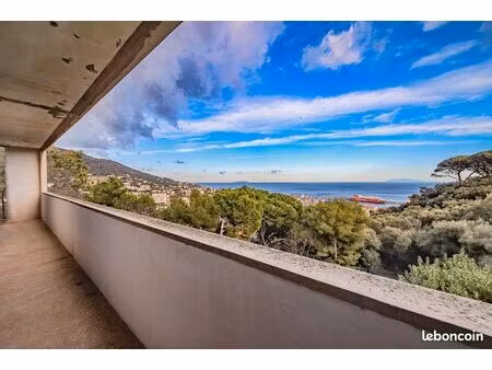 bastia hauteurs t6 – 101 90 m² – vue mer – terrasses – résidence sécurisée
