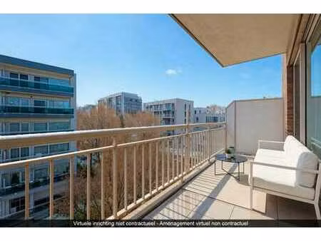 anderlecht: appartement lumineux avec 3 chambres et terrasse