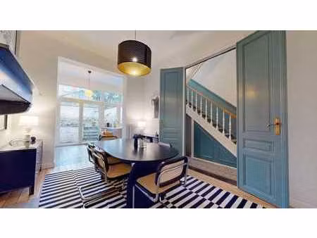 magnifique maison 4 chambres et jardin sud- peb : e-