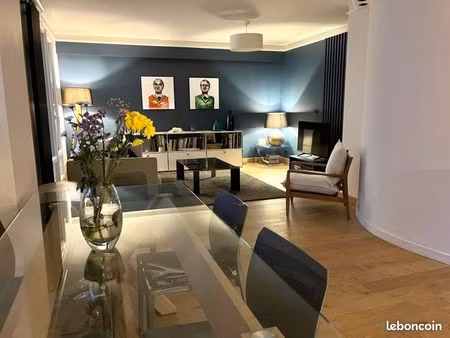 appartement t4 meublé 96 m² – terrasse  parking  cave – refait à neuf  calme et lumineux à