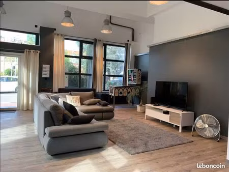 loft 75 m² rénové – hyper centre épinal – style industriel – très lumineux