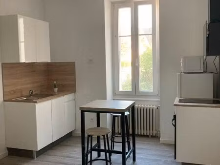 t2 en rdc meublé 26 m2- quartier st jean montluçon